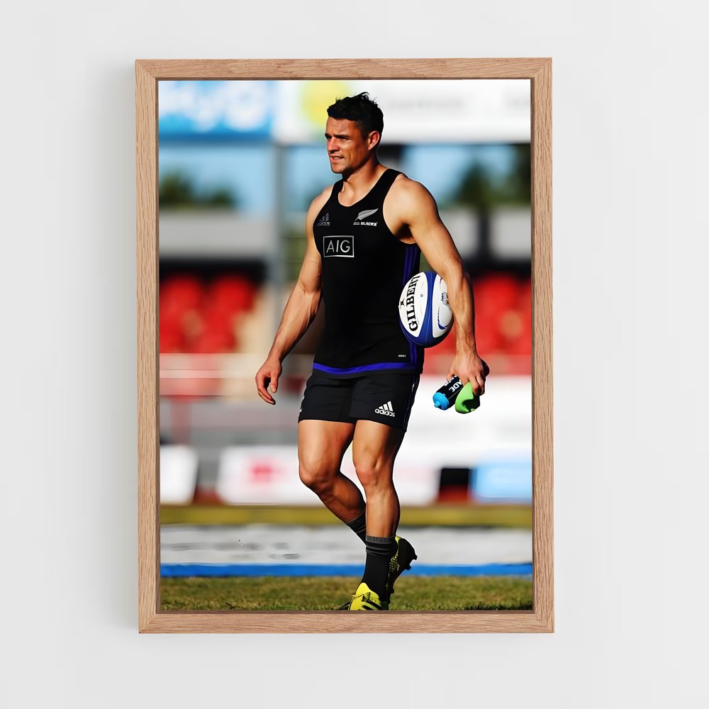 Poster Dan la Zone – affiche Rugby (vue 4)